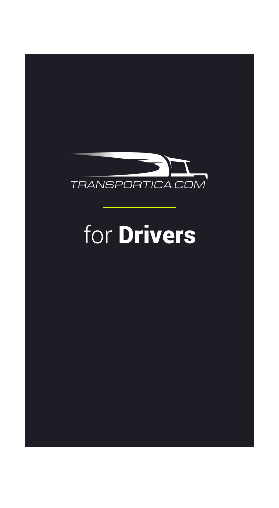 Mobile app Transportica Driver  - transportica.com